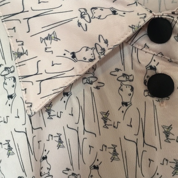 Rachel Antonoff Fanny Pleated Shirt Dress - Picture 8 of 12